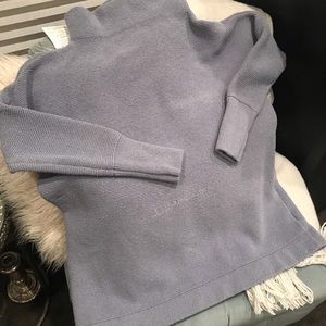 Free People Chambray Ottoman Sweater